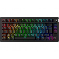 Клавіатура механічна HyperX Alloy Rise 75key, Red, USB-A/WL/BT, EN/UA, RGB, чорний