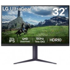 Монітор LG 31.5" 32GS85Q-B 2xHDMI, DP, USB, Audio, NanoIPS, 2560x1440, 180Hz, 1ms, DCI-P3 98%, G-SYNC, FreeSync, Pivot, HDR10