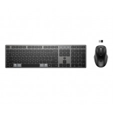 Комплект клавіатура та миша HP 720 Multi-Device Rechargeable, BT, EN/UK, чорний