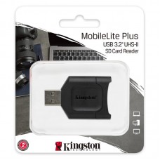 Кардрідер Kingston USB 3.2 Type-A > SD UHS-II Чорний