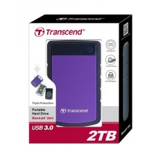 Портативний жорсткий диск Transcend 2TB USB 3.1 StoreJet 25H3 Фіолетовий