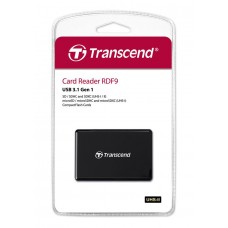 Кардрідер Transcend USB 3.1 Type-A > microSD/SD/CF UHS-II Чорний