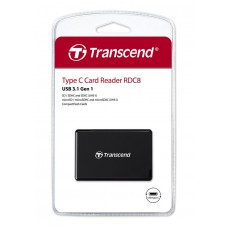 Кардрідер Transcend USB 3.1 Type-C > microSD/SD/CF Чорний
