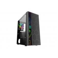 Корпус 2E GAMING Spero G2052 без БЖ 2xUSB3.0, 1xUSB2.0, 1x120мм ARGB, 2x120мм, VGA 345мм, LCS ready, TG Side Panel, ATX, чорний