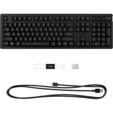 Клавіатура механічна HyperX Alloy Rise 106key, Red, USB-A, EN/UA, RGB, чорний