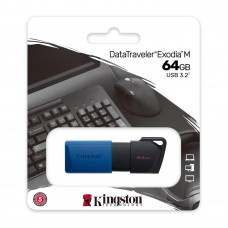 Накопичувач Kingston 64GB USB 3.2 Type-A Gen1 DT Exodia M