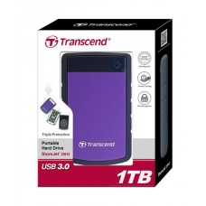 Портативний жорсткий диск Transcend 1TB USB 3.1 StoreJet 25H3 Фіолетовий