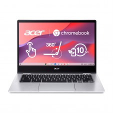 Acer Ноутбук Chromebook Spin CP314-1HN 14" FHD IPS, Intel C N4500, 8GB, F128GB, UMA, ChromeOS, сріблястий