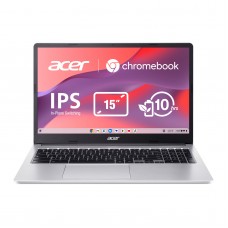 Acer Ноутбук Chromebook CB315-4HT 15" FHD IPS Touch, Intel C N4500, 8GB, F128GB, UMA, ChromeOS, сріблястий